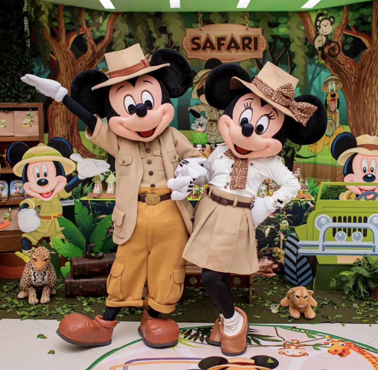 Mascote premium em evento real